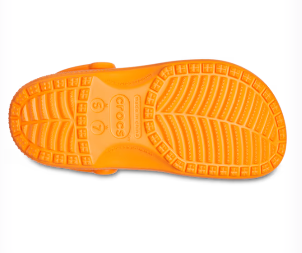 10001-83A CROCS Classic Clog Orange Zing
