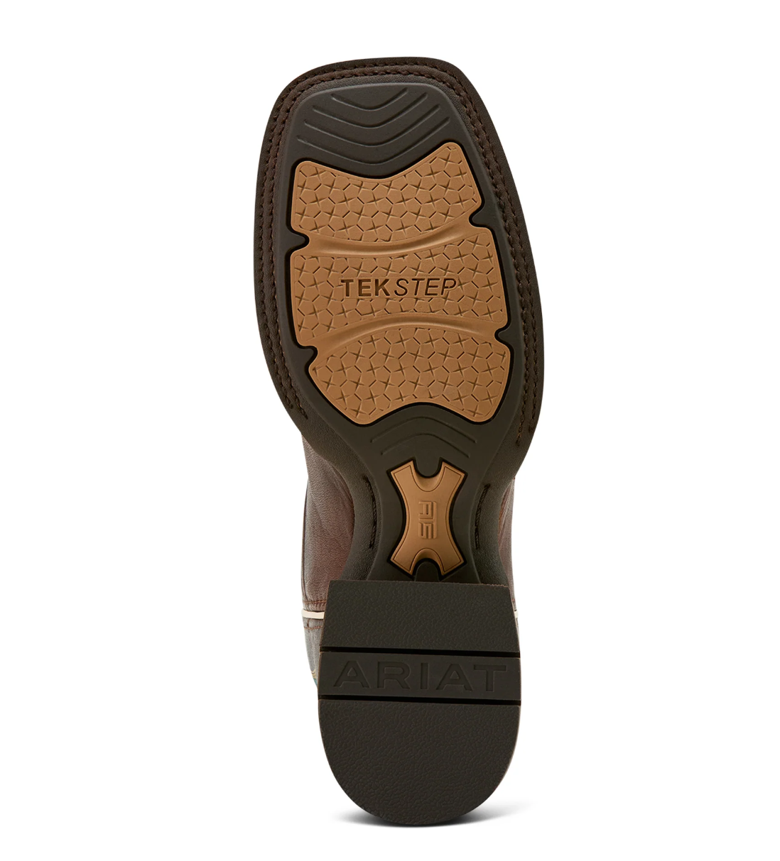 10061146 Ariat Women's Showdown Espresso/ Textured Blue