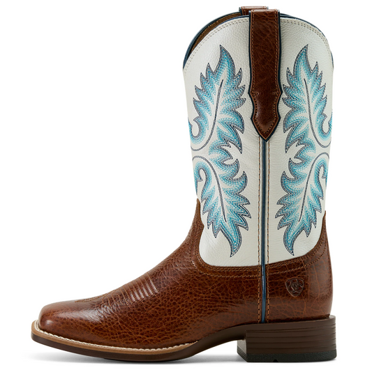 10061283 Ariat Women's Canyon Point Boot Gingersnap/ White Icing