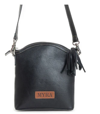 S-11381 Wild Spirt Crossbody Bag Black & White