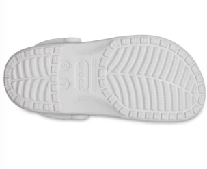 205942-100 Croc Classic Glitter White