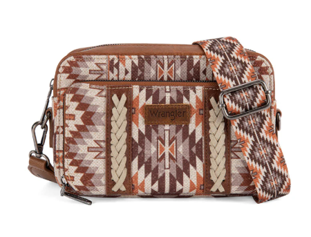 WG2207-3007BRN Wrangler Southwestern Crossbody Brown