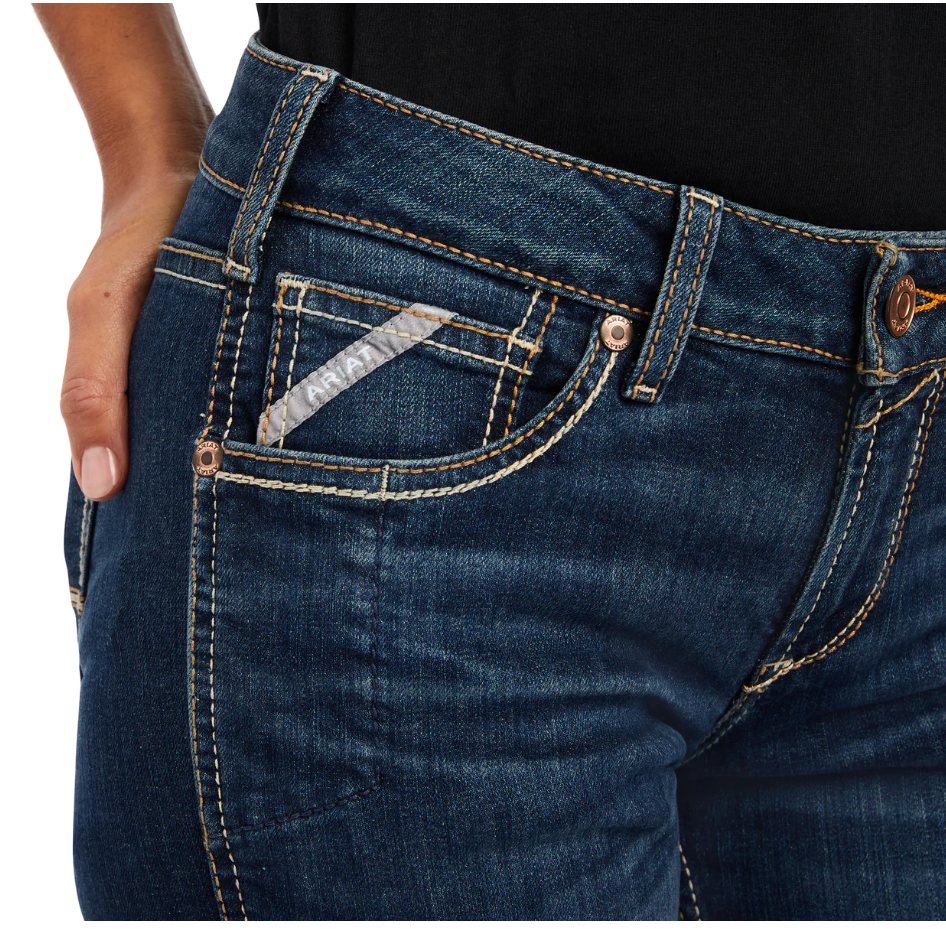 10041068 Ariat Women's Rebar Perfect Rise Straight Leg work Flex Jean Riveter Atlanta