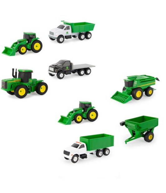 37685PDQ3 John Deere 4 Pce Vehicle carded