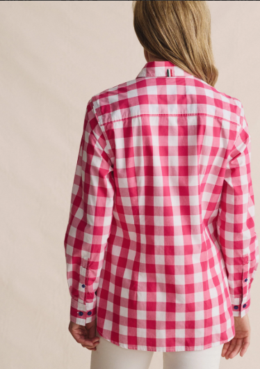 1SHW00016 S.Kidman Women's Redbank Long Sleeve Shirt Pink