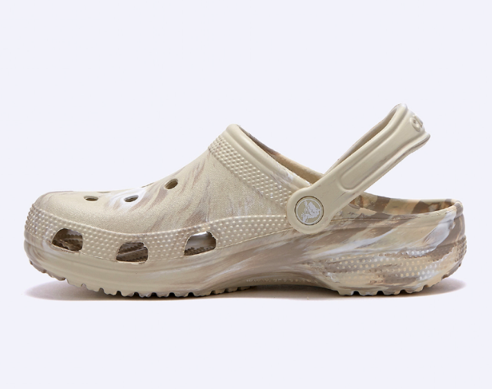 206867-2Y3 CROCS Classic Marbled Clog Bone/Multi