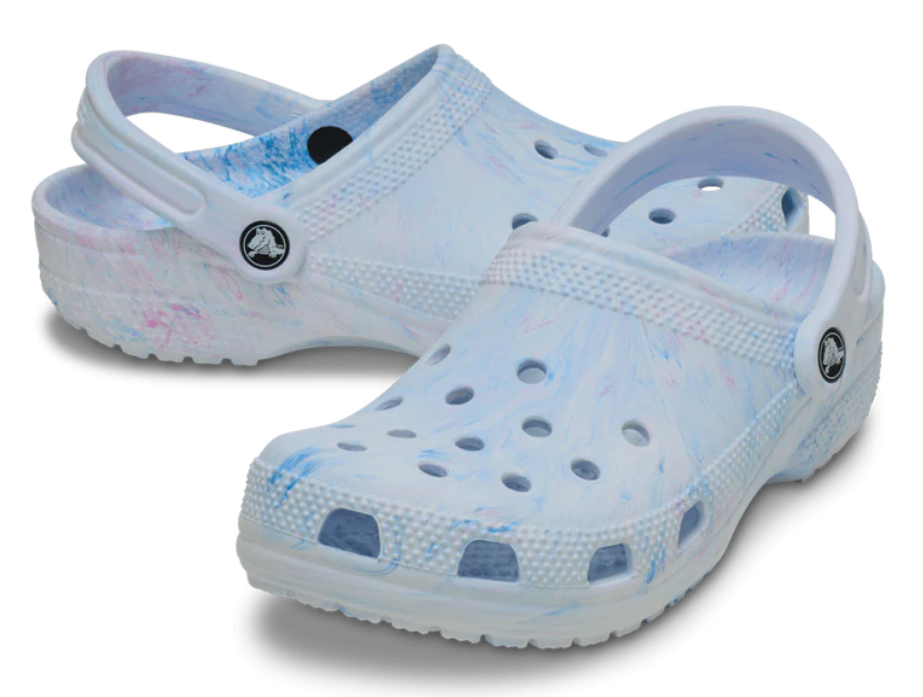 211583-42D CROCS Classic Marbled Clog Oxygen Swirl