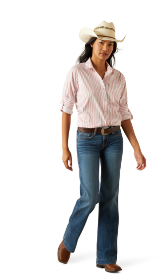 10055205 Ariat Women's Venttek Zephyr Pink Stripe