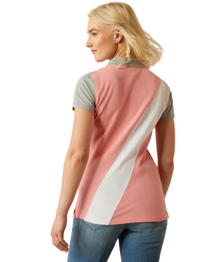 10055248 Ariat Women's Taryn Polo Flamingo