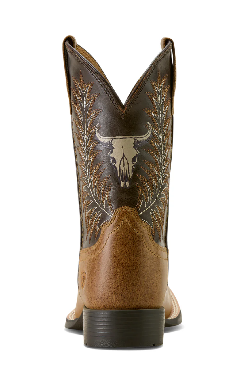 10063827 Ariat Youth Stampede Desert Brown/ Thunder Brown