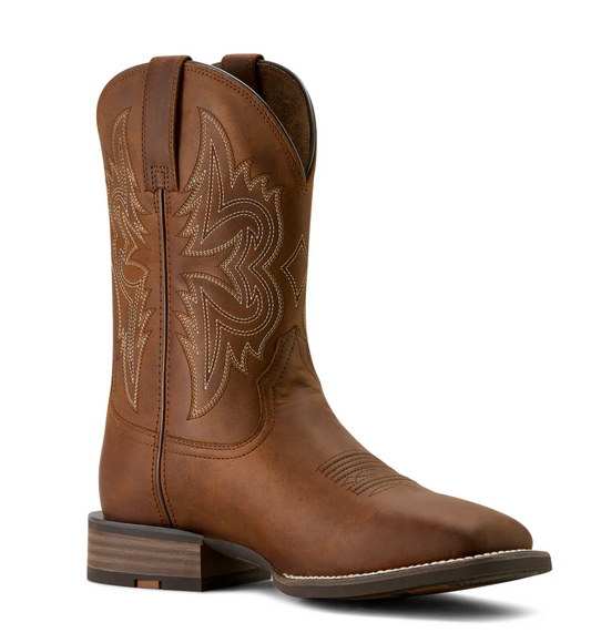 10063869 Ariat Men's Western Big Rig Distressed Brown