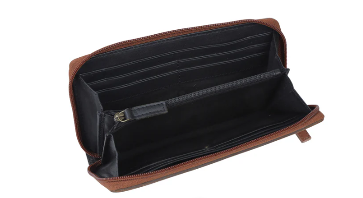 S-4913 Magento Women's Leather Tooled Purse