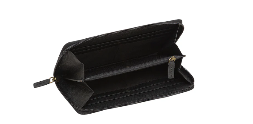 S-5876 Pancha Floral Women's Leather Tooled Purse
