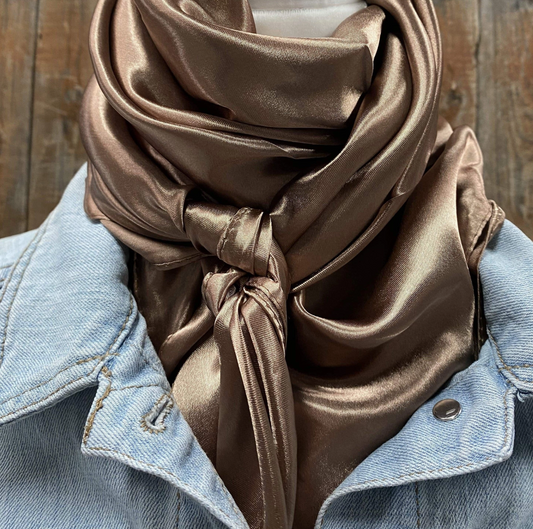 WRS7 Cowgirl Solid Tan Wild Rag