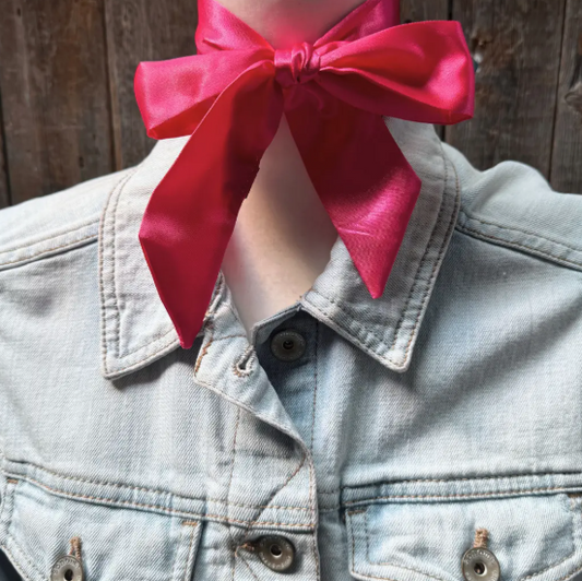 TW309 Cowgirl Necktie Hot Pink