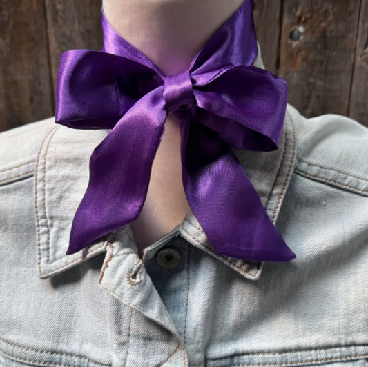 TW302 Cowgirl Necktie Purple
