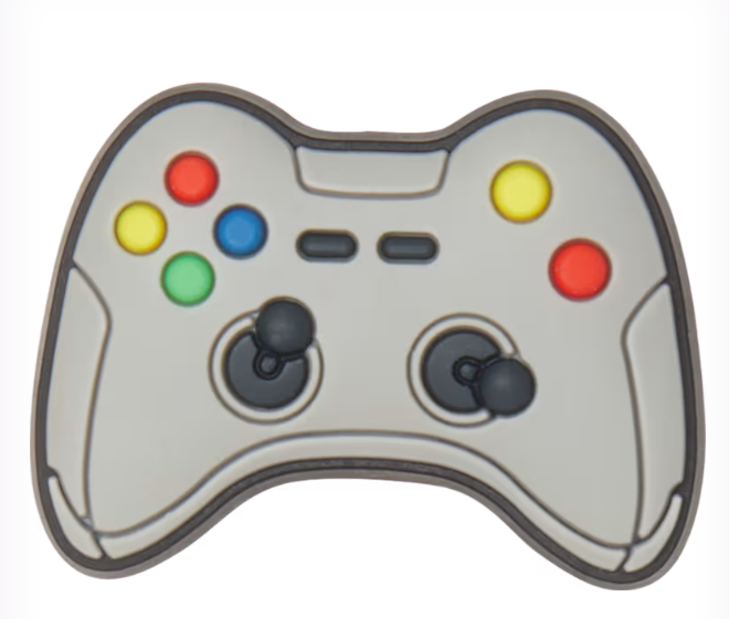10007387 Croc Jibbitz Grey Gam e Controller Gamers