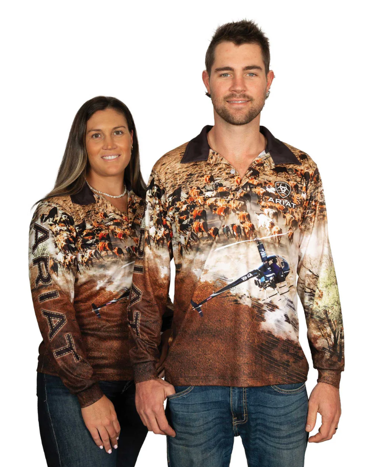 2013CLSP Ariat Unisex Fishing Shirt Helimustering