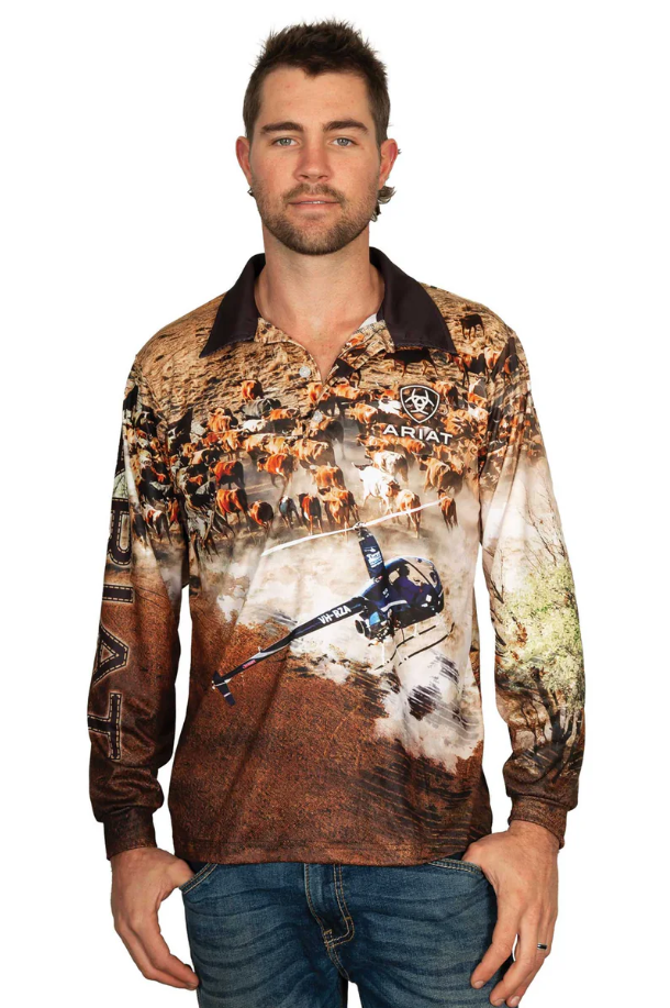 2013CLSP Ariat Unisex Fishing Shirt Helimustering