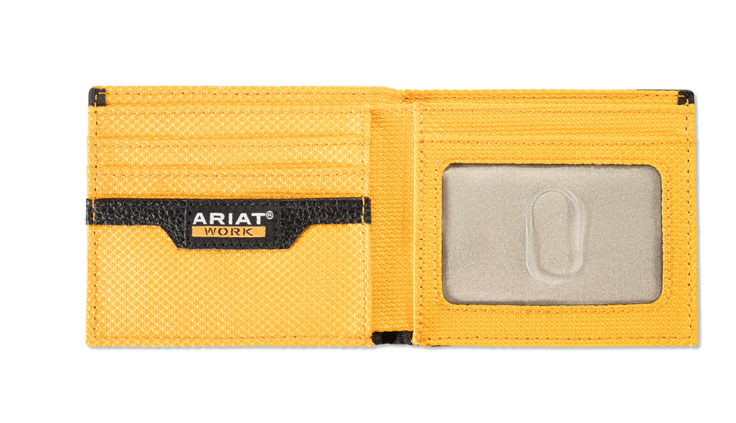 A3401601 Ariat Work Bifold Wallet Black