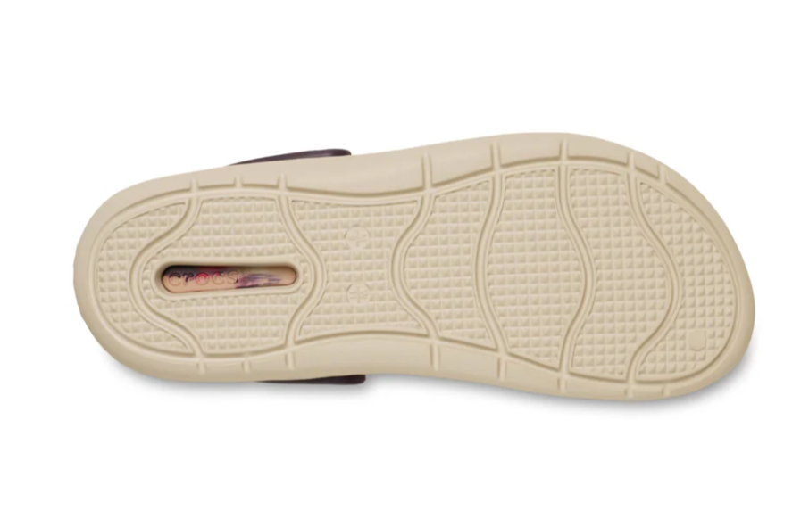 212043-7AF Croc Inmotion Marbled Clog Pink Caramel