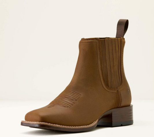 10063973 Ariat Women's Booker Chelsea Distressed Brown