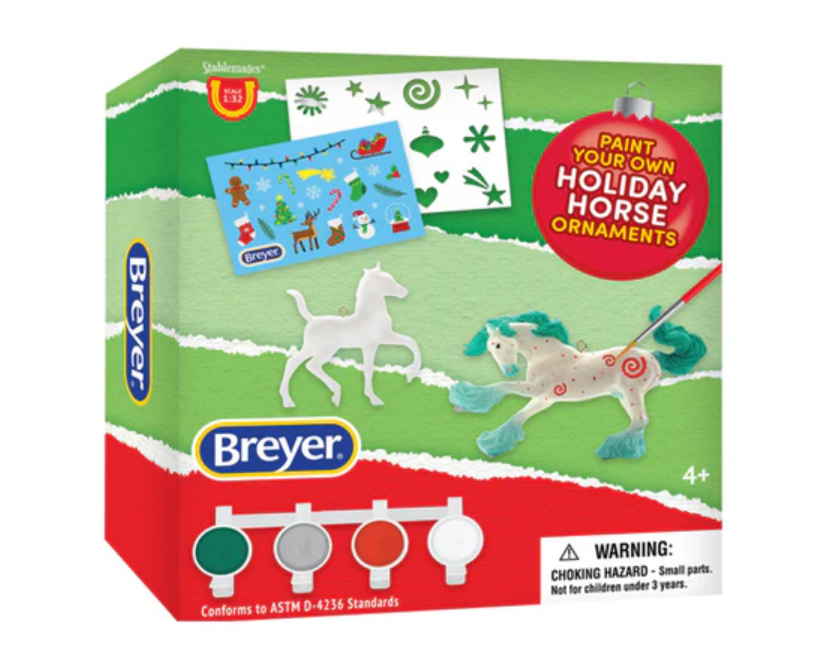TBA10059 Breyer Paint your own Holiday Horse Ornaments