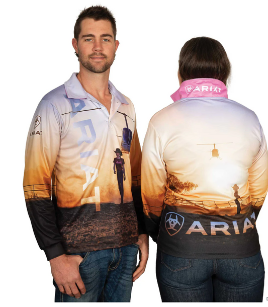 1008CLSP Ariat Unisex Fishing Shirt Outback cowgirl