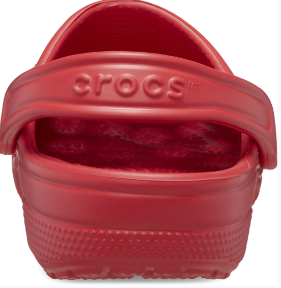 10001-6WC CROCS Classic Clog Varsity Red