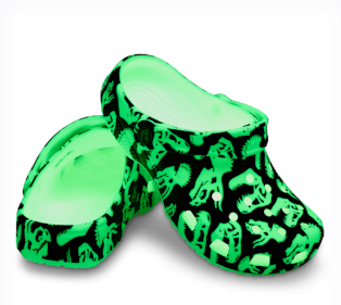211964-3VN/211963-3VN Croc Classic Kid's Dino Glow
