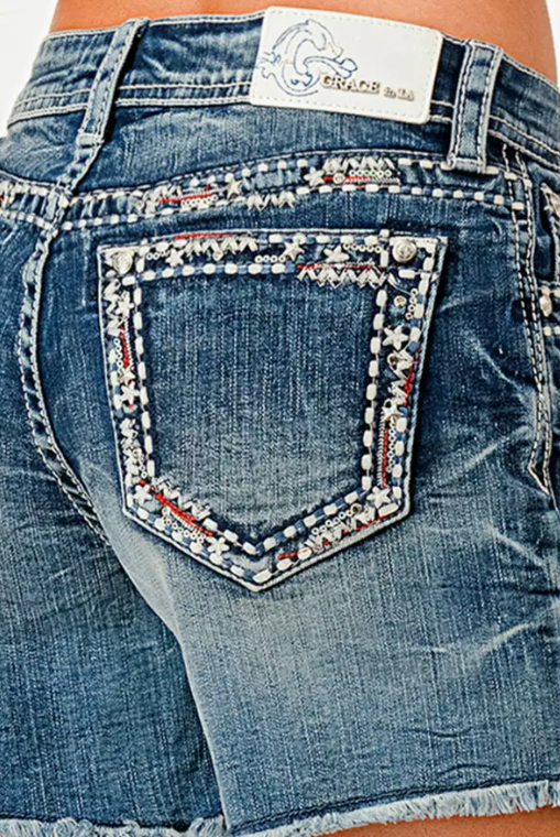 EH-81770 Grace in LA Easyfir shorts