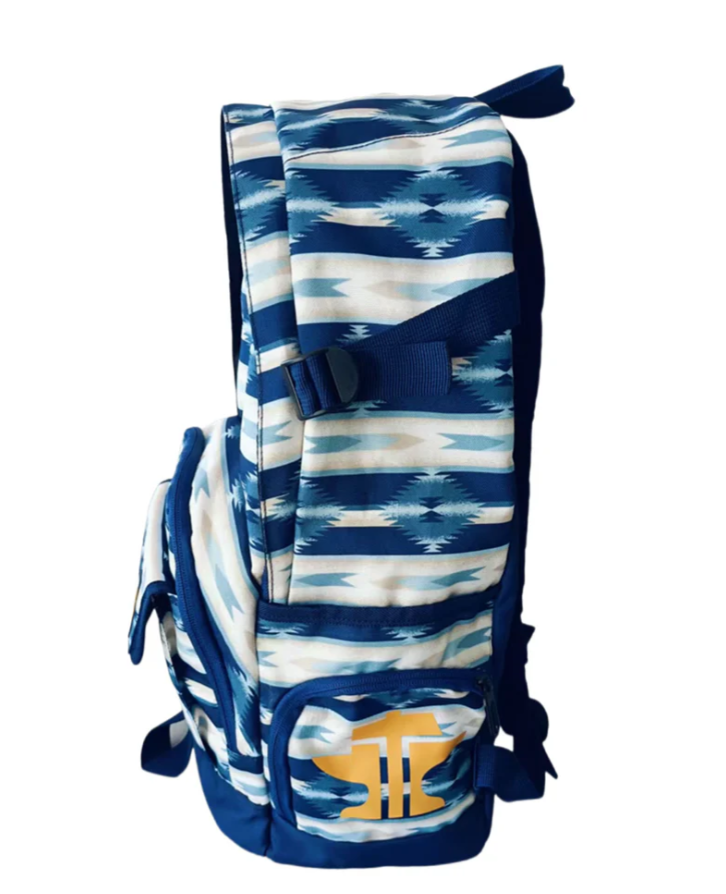99070124 Tin haul Backpack Blue Aztec