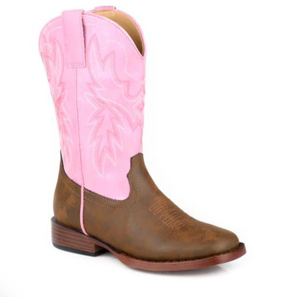 09-018-0191-3692 Roper Kids Gretchen Tan/ Pink