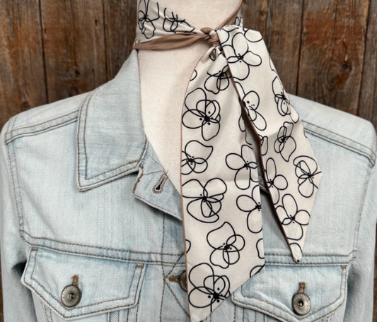 TW142 Cowgirl Necktie Cream