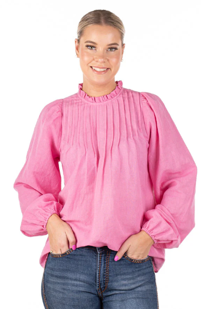 LC57-2000 Hitchley & Harrow The LC Collection LS Pink Shirt