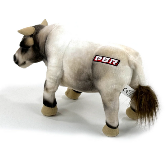 BC610 BCT Plush - 14" PBR Grey Bull