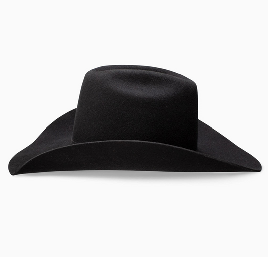 RW9TRDCJ4207 Resistol Cody Johnson 9TH ROUND 3X Wool Felt Black Hat