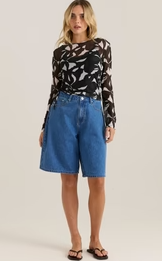 20565TKSS Tarni Mesh Top