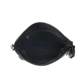 S-11713 Prairie Sage Spotted Shoulder Bag In Black