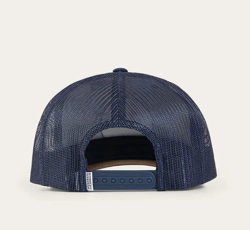 171120006-NV-CH Ringers Western Signature Bull Trucker Cap Navy/Chocolate