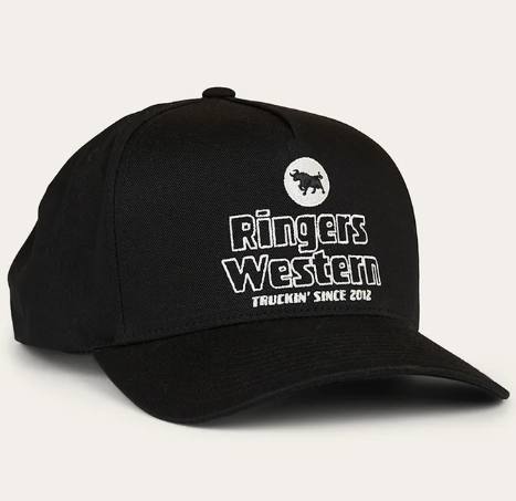 425056RW-BLK Ringers Western Truckin Baseball Cap Black