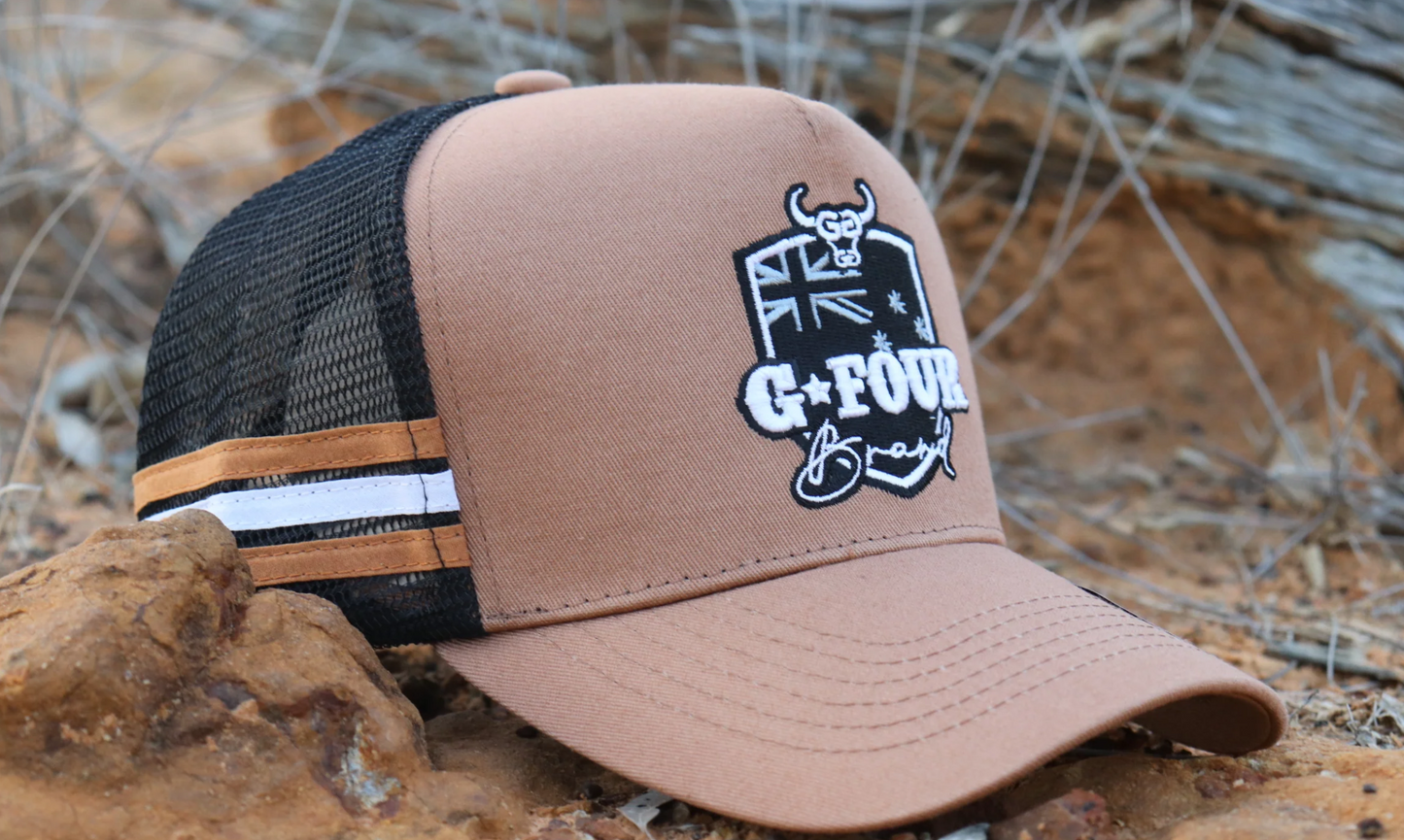 GF36652 GFOUR Tablelands - Coffee Trucker Cap