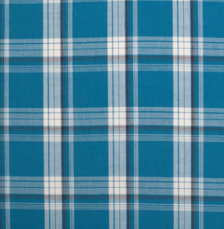 IWSS2627 Just Country Infant's Frankie Short Sleeve Full Button Plaid Jumpsuit Plaid Blue