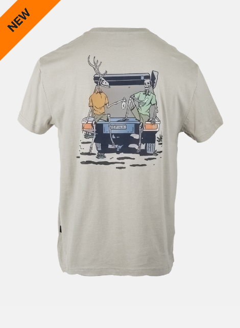 GOT-BOCE-1A Spika Bone Collector T Shirt - Mens - Dune Green