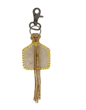S-4833 Stitched Yellow Key Fob