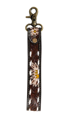 S-7548 Eagle Range Hand-Tooled Key Fob