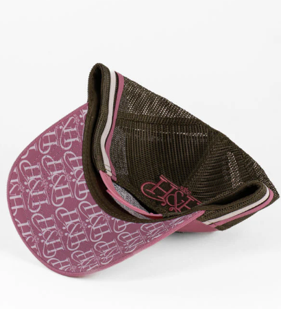 5510 Hitchley & Harrow Women's Dusty Pink & Olive Green Trucker Cap