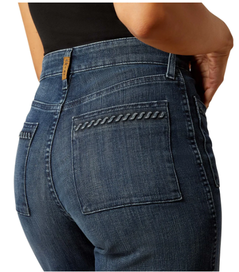 10065915 Ariat Women's Ultra High Rise Jill Wide Leg Jeans