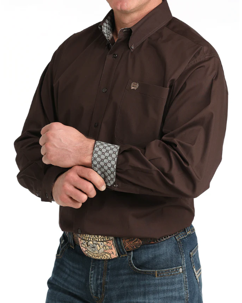 MTW1106065 Cinch Men's Brown Shirt