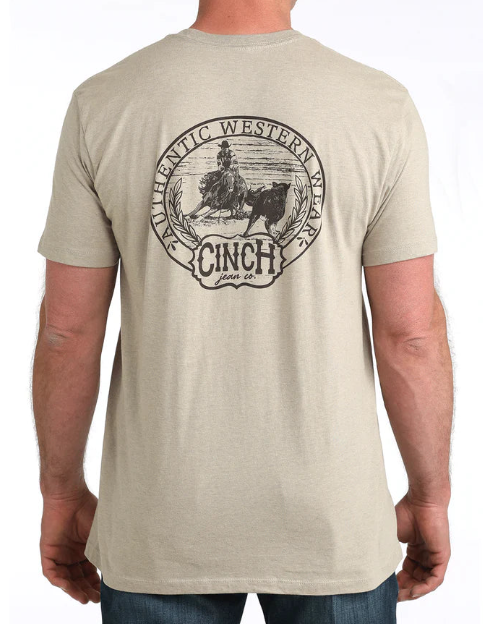 MTT1690717 Cinch Men's Steel Grey Tee